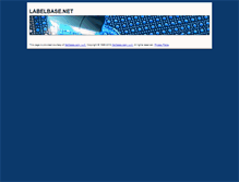 Tablet Screenshot of labelbase.net